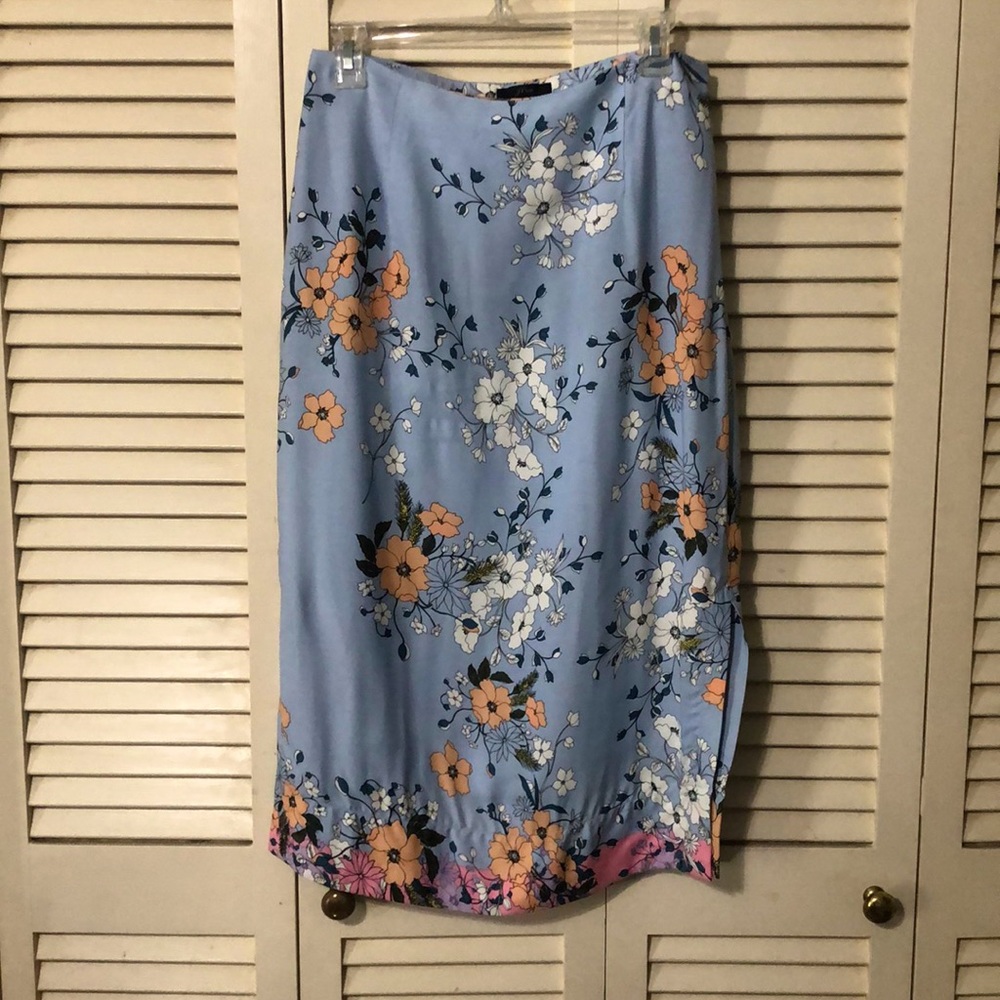 NWT J. Crew floral skirt